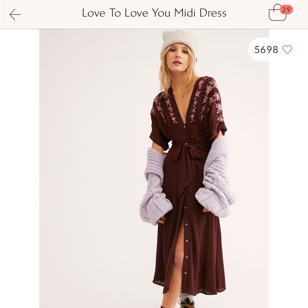 Free People Love to Love you dress